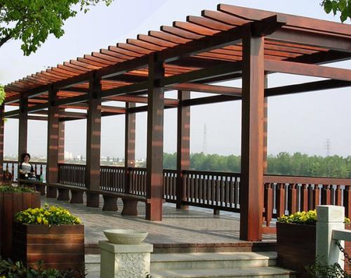 成都防腐木花架 成都防腐木花架